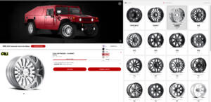 screenshot of 1998 am general hummer base